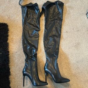 Azalea Wang high knee heels